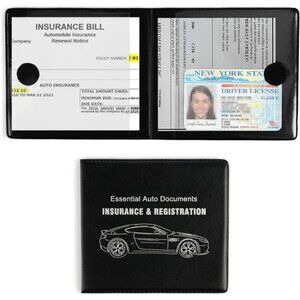 Auto Essential Registration and Insurance Holder 2-Pack Interior Accessories
